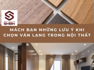 Mách Bạn Những Lưu Ý Khi Chọn Ván Lạng Trong Nội Thất